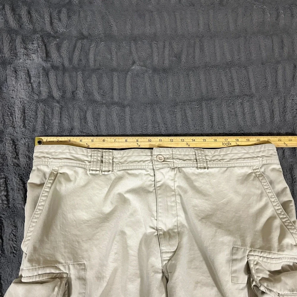 Polo Ralph Lauren Mens 42 Tan Classic‎ Polo Chino Cotton Cargo Shorts Khaki